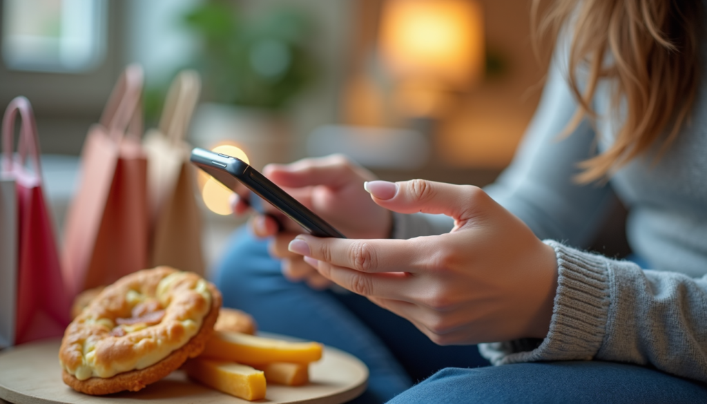Everyday habits such as social media, junk food, and shopping representing harmful pleasures