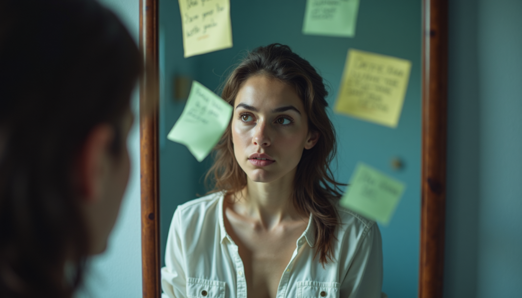 Overwhelmed person surrounded by papers, symbolizing frustration from perfectionism